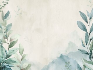 Minimalist invitation template