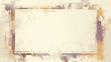 Grunge background texture, empty paint brush grunge border frame for design, mock up.