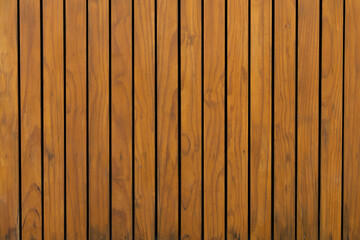 Closeup of vertical wooden planks with a warm seamless pattern perfect for background or texture in...