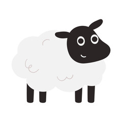 Sheep cartoon animal illustration