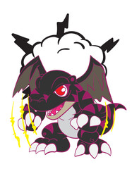 dinosaur attack  illustration design for sukajan is mean japan traditional cloth or t-shirt with digital hand drawn Embroidery Men T-shirts Summer Casual Short Sleeve Hip Hop T Shirt Streetwear
