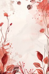 Minimalist invitation template