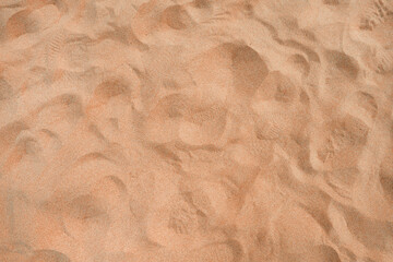 Tropical beach sand texture seen from above