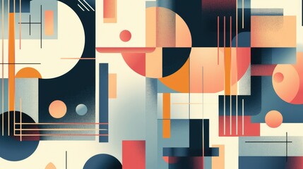 Design an abstract geometric background with shadowy lines, incorporating modern shapes such as rectangles and squares, along with fluid gradients - obrazy, fototapety, plakaty