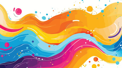 Abstract colorful background flat vector