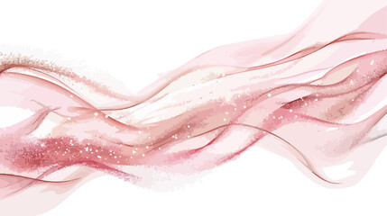 Abstract pink elegant background with glitter and wave