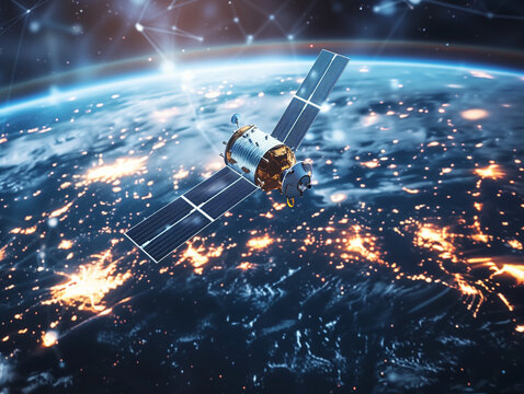 komet, sonde, raumfahrt, sender, satelit, sattelit, all, gestirn, nacht, himmel, vektor, astronomie, licht, abbildung, galaxie, da, sputnik, rk, gestirn, kunst, wissenschaft, disko, universum, satelli