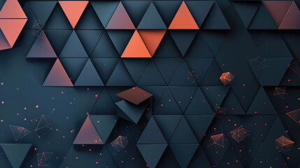 background geometric 3D and flat for digital and print
