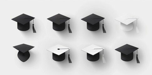 Bachelor's cap icon, Bachelor's icon, graduation icon