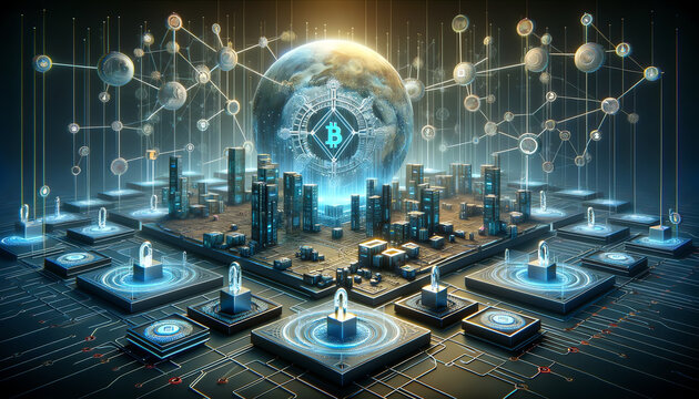 3D Image of a Protocol in Cryptocurrency