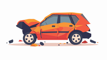 Car crash icon. Can be used for web logo mobile app UI