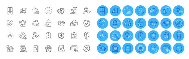 Medical tablet, Cake and Audit line icons pack. Spf protection, Inflation, Update document web icon. Bathrobe, Refrigerator, Customisation pictogram. Brand, Report, Money. Discount. Vector