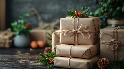 Handcrafted Christmas Presents with Eco-Friendly Packaging