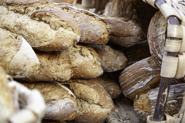 Loaves of artisan bread - 780338605