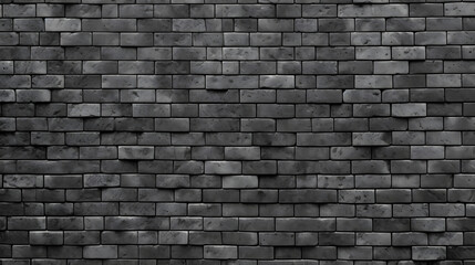 Digital dark gray brick wall abstract graphic poster web page PPT background
