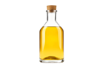 Bottle of Olive Oil on White Background. On a White or Clear Surface PNG Transparent Background.