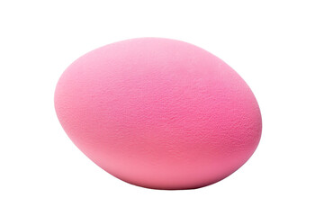 Pink Sponge on White Background. On a White or Clear Surface PNG Transparent Background.