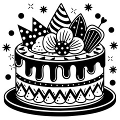 Delightful Designs Exploring Fun Cake Vectors for Your Creative Projects