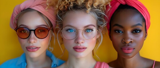 Young friends of diverse races promote racial diversity and reject discrimination. Concept Racial Diversity, Friendship, Inclusion and Acceptance, Anti-Discrimination, Multiculturalism - obrazy, fototapety, plakaty