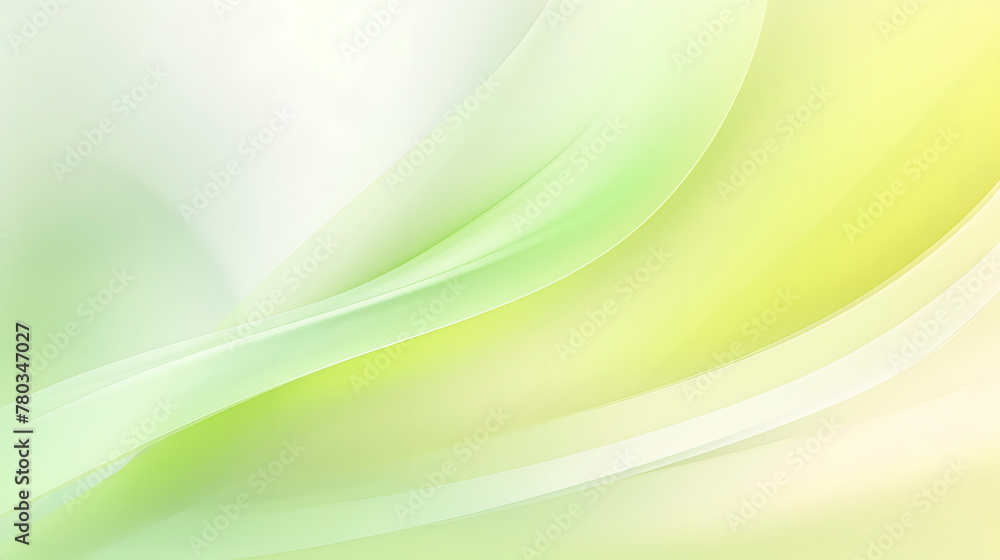 Wall mural digital yellow green white gradient curve abstract graphic poster web page ppt background