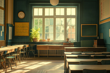 salle de classe vide