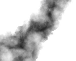上に立ち上る煙の水彩風イラスト　背景　素材