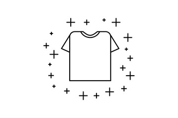 cloth men wear outline style icon