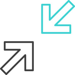 Fototapeta premium Minimize Icon