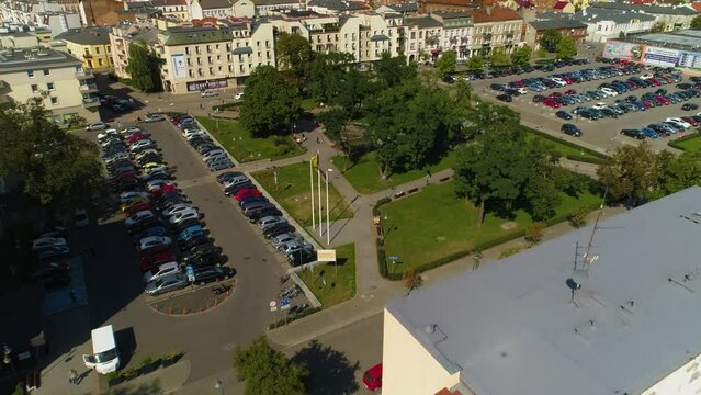 Kaczynski Square Green Market Wloclawek Zielony Rynek Aerial View Poland