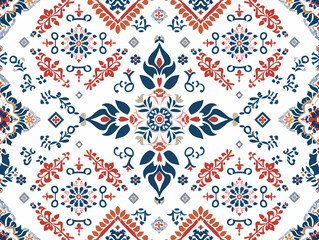 Pattern seamless design, wallpaper, flower, fabric, carpet, mandalas, clothing, wrapping, sarong, tablecloth, shape, geometric pattern, ethnic pattern, traditional. illustration