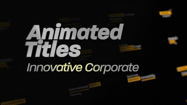 Innovative Corporate Typography Titles 