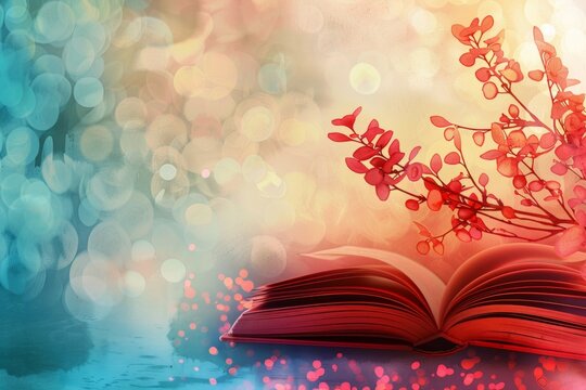abstract background for World Book Night