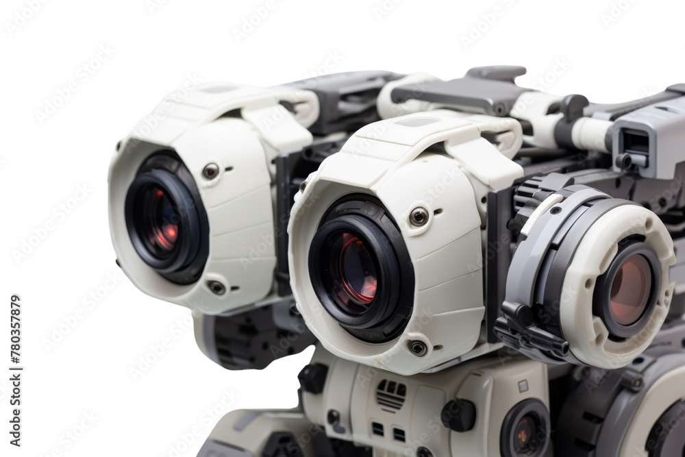 Aufkleber robot to help the disabled.isolated on transparent background.
