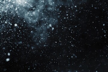 A picture of snow and rain drops on the glass with black background, sparkles and white particles...