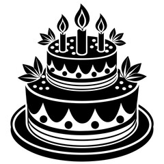 birthday cake illustration