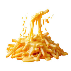 Golden crispy fries topped with gooey melted cheese
