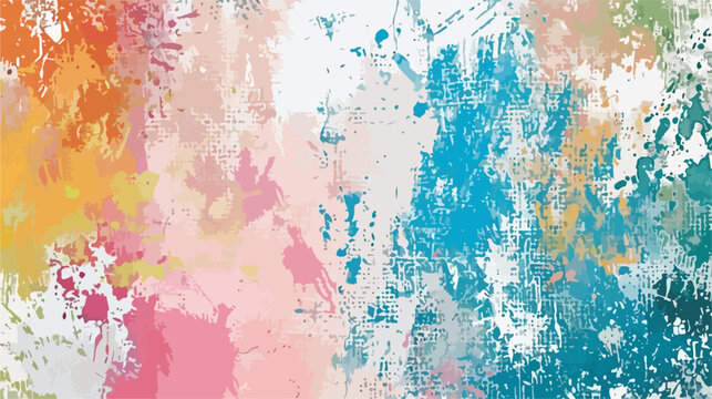 Grunge Background Texture Abstract Colorful flat vector