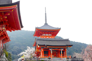 Kiyomizu-dera temple in Kyoto, Japan