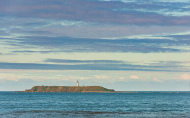 Destruction Island View at Ruby Beach in Olympic National Park, Washington State