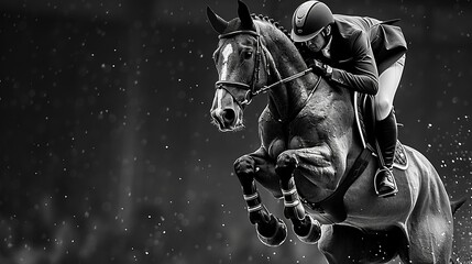 Equestrian Competition - obrazy, fototapety, plakaty