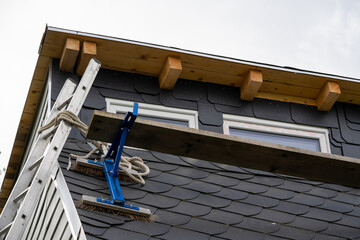Roof will be re-covered with slate - 780368045