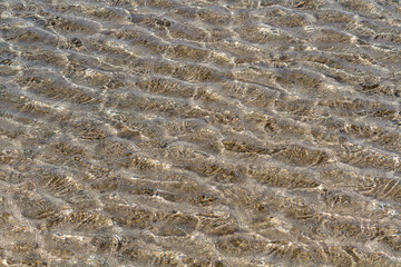 Wellenmuster im seichtem Wasser, Fuerteventura - 780372004
