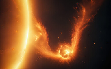 solar flare detail - 780372484
