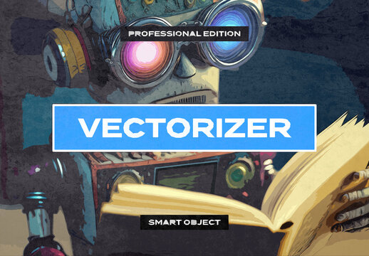 Vectorizer Vector Art Cartoon Comics Photo Effect Paper Texture Template Mockup Overlay Style