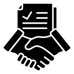 Cooperation  Icon Element For Design