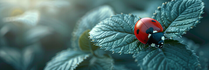 a Ladybug beautiful animal photography like living creature - obrazy, fototapety, plakaty