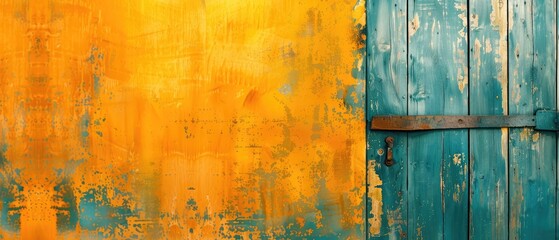 Antique vintage texture, old-fashioned weathered background. With different color patterns, yellow (beige)brown,blue,cyan,red (orange),Vintage texture., Grunge colorful texture
