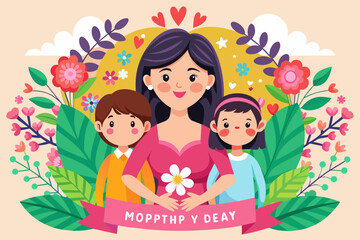 Obraz na płótnie Canvas happy Mother’s Day