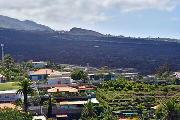 La Palma, Canary Islands - march 15 2024 : the Cumbre Vieja volcano