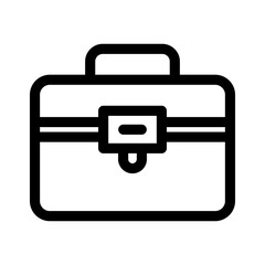 briefcase icon or logo isolated sign symbol vector illustration - high quality black style vector icons